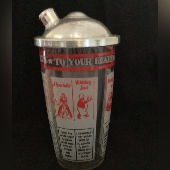 EUC Vintage Cocktail with original lid - Picture 4 of 8